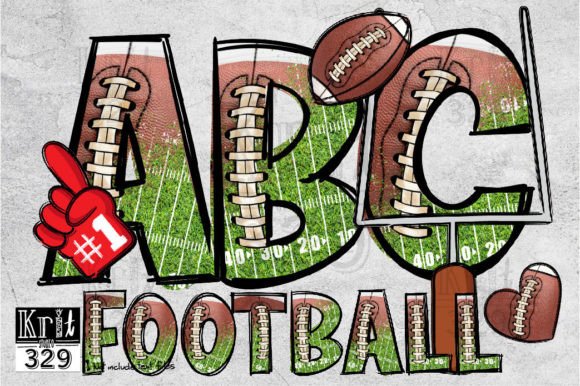 Download Football Field Doodle Alphabet Design - Field Collection
