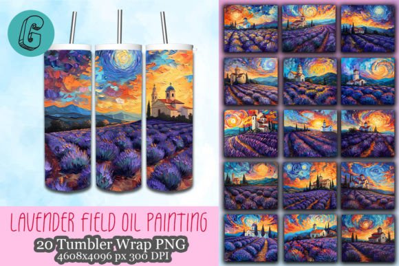 Download Lavender Field Tumbler Wrap Bundle - Field Collection