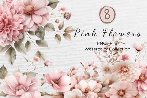 Download Blush Pink Floral Watercolor Clipart - Premium Resources