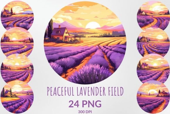Download Peaceful Lavender Field Sublimation Pack - Field Collection
