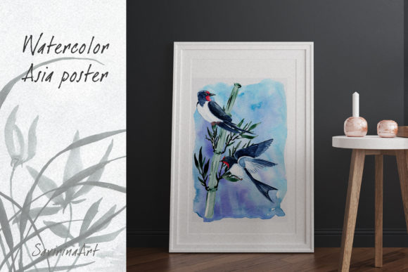 Download Decorative Watercolor Plants, Birds. - Watercolor plants Collection